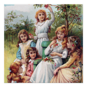 VINTAGE Kunst ~ Evelyn S Hardy ~ 1898 Poster