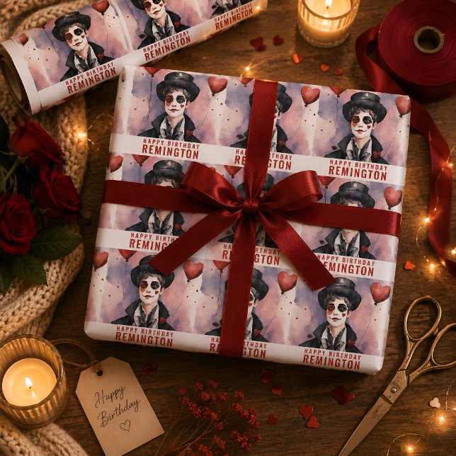 Vintage Kunst Geschenkverpackung mit individuellem Geschenkpapier (Von Creator hochgeladen)