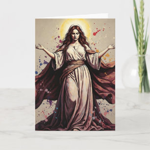 Vintage-Kunst Maria Magdalena   Karte