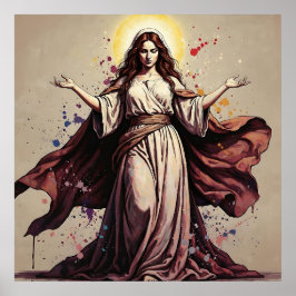Vintage-Kunst Maria Magdalena Poster