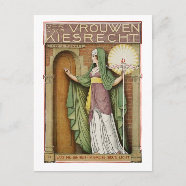 Vintage Kunst Postkarte: Theo Molkenboer Postkarte (Vorderseite)