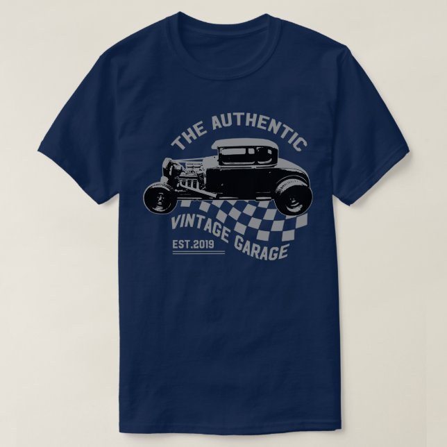 Vintage Kunst T-Shirt (Design vorne)