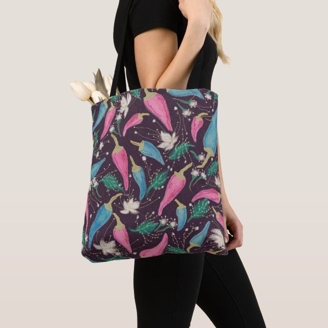 Vintage-Kunst-Tasche mit Pfeffermuster (Von Nahem)