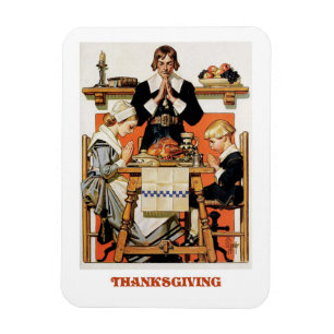 Vintage-Kunst-Thanksgiving-Geschenkmagnete Magnet