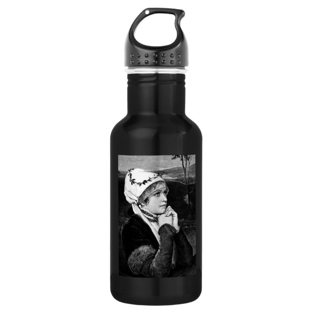 Vintage Kunst Trinkflasche (Vorderseite)