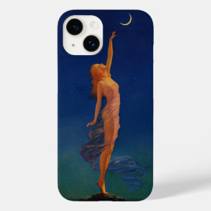 Vintage Kunstdrucke, "Für den Mond erreichen" Case-Mate iPhone 14 Hülle