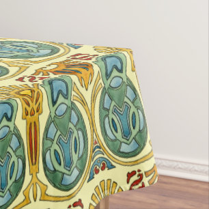 Vintage Künste und Handwerk im Stil von 1907 Tischdecke