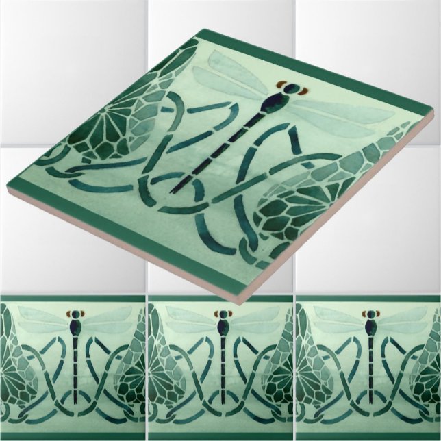 Vintage Künste und Kunsthandwerk 1906 Fliese (Von Creator hochgeladen)