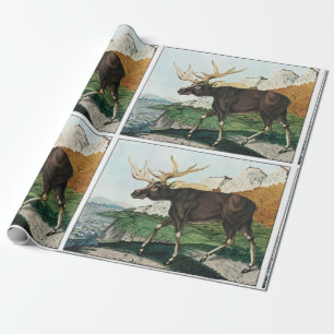 Vintage Kunstelche Geschenkpapier