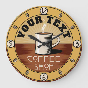 Vintage Kunsthandwerkskunst Große Wanduhr