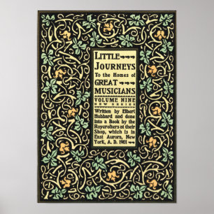 Vintage Kunsthandwerkskunst Poster