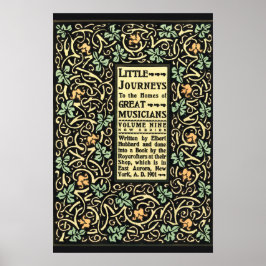Vintage Kunsthandwerkskunst Poster
