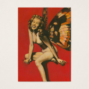 Vintage Künstler-Handels-Karten der Fee-ACEO