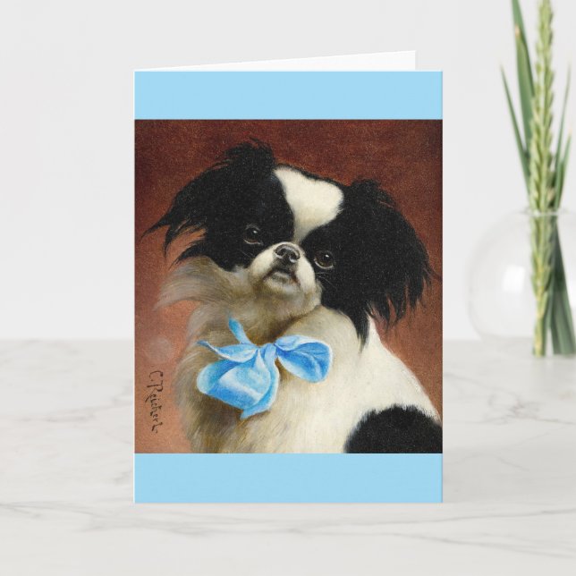 Vintage Kunstwerke - Portrait eines japanischen Ki Karte (Vorderseite)