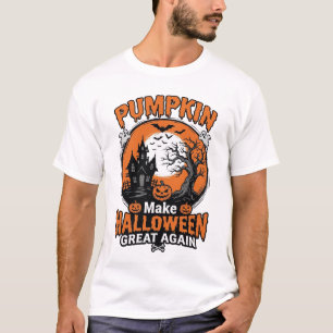 Vintage-Kürbis-Halloween-Großartig-Wieder-Shirt-De T-Shirt