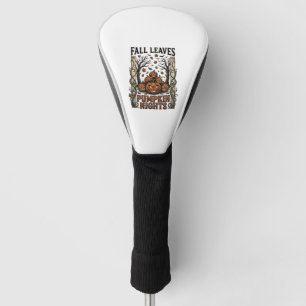 Vintage-Kürbis-Shirt Herbstlaub Gruselernte A Golf Headcover
