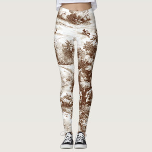 Vintage-Kürbisernte-Land-Toile (10) Leggings