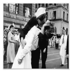Vintage küssende Couple.Hug Kuss-Fotografie Fotodruck