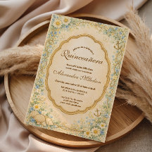 Vintage Küsten-Gänseblümchen Quinceañera