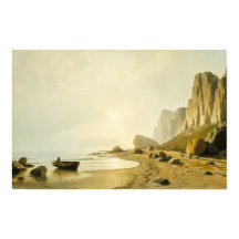 Vintage Küstenlandschaft der Arktis