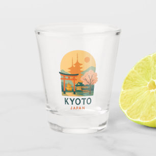 Vintage Kyoto Japan Schnapsglas – Minimalistischer
