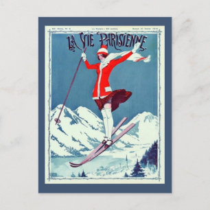 Vintage-La-Vie-Parisienne-Magazin-Cover Postkarte