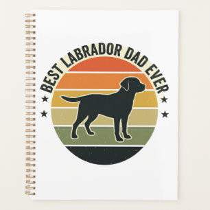 Vintage Labrador Dad Sonnenuntergang Hund Vektor S Planer