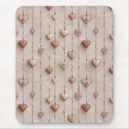 Vintage Lace Heart Strings Mousepad