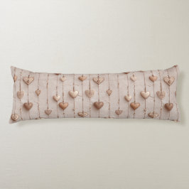 Vintage Lace Heart Strings Seitenschläferkissen