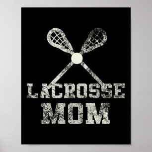 Vintage Lacrosse Mama Poster