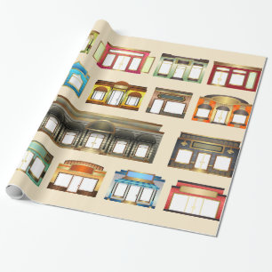 Vintage-Läden Geschenkpapier