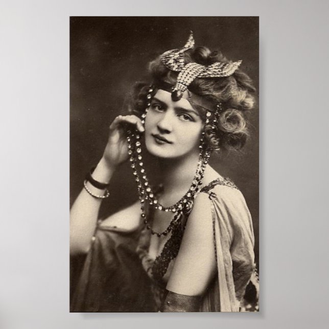 Vintage Lady Poster (Vorne)