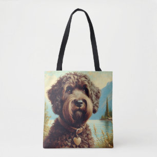 Vintage Lagotto Romagnolo Malerei