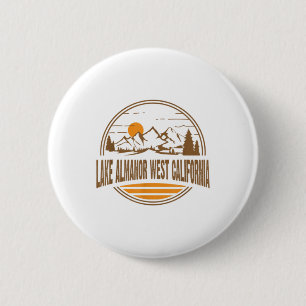 Vintage Lake Almanor West Kalifornien Berg Hiki Button