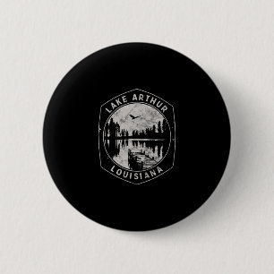 Vintage Lake Arthur Louisiana Outdoor-Urlaub Button