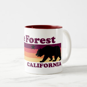 Vintage Lake Forest Kalifornien Zweifarbige Tasse