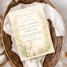 Vintage Lamb Meadow Arch Baby Shower