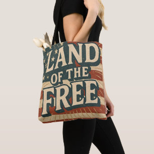 Vintage Land der Freien USA Unabhängigkeitstag