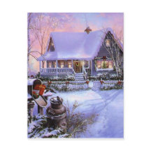 Vintage Land-Weihnachtskabine