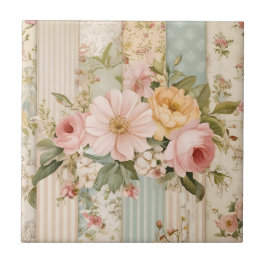 Vintage Landesflora Fliese