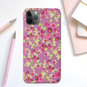 Vintage Landgarten Blumen Rosa Grün Case-Mate iPhone Hülle