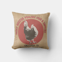 Vintage Landhausstil-Futtersack-Kissen