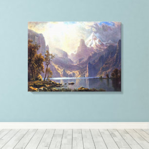 Vintage-Landschaft, Lake Tahoe von Albert Bierstad Leinwanddruck