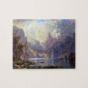Vintage-Landschaft, Lake Tahoe von Albert Bierstad Puzzle