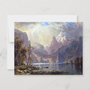 Vintage Landschaft, Tahoe-See bei Albert Bierstadt