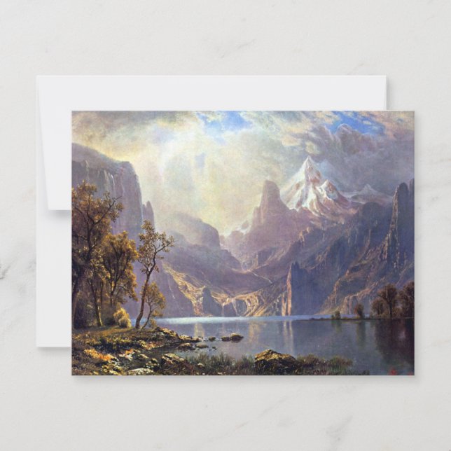 Vintage Landschaft, Tahoe-See bei Albert Bierstadt (Vorderseite)