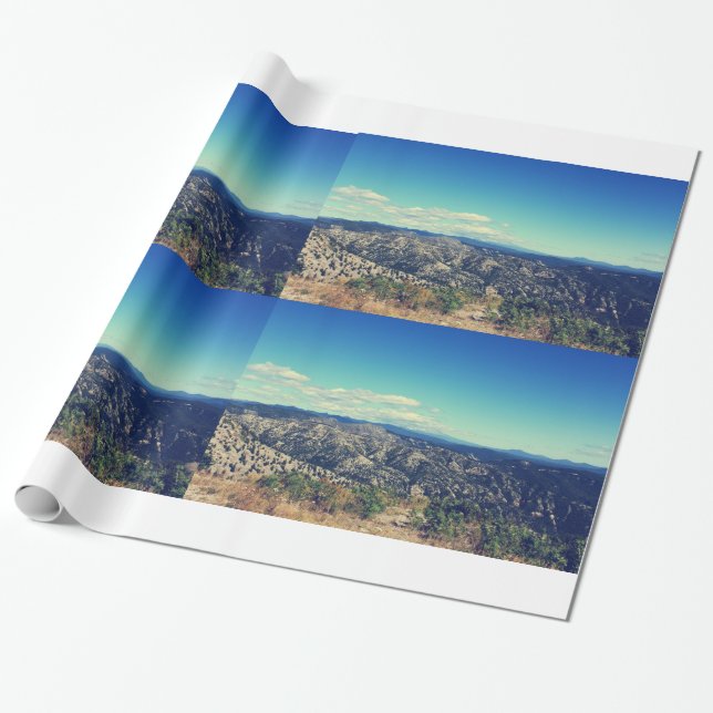 Vintage Landschaftsfotografie Geschenkpapier (Ungerollt)