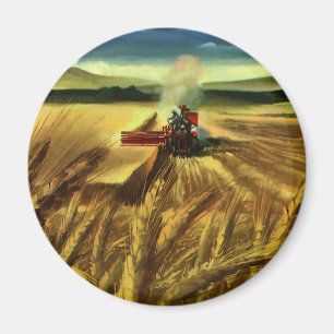 Vintage landwirtschaftlicher Landwirtschaftsbetrie Magnet