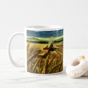 Vintage landwirtschaftlicher Landwirtschaftsbetrie Tasse