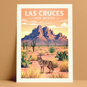 Vintage Las Cruces New Mexico Postkarte